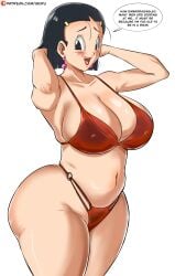 chichi from dragon ball by panarandom