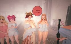 1boy 3d 5girls animated ass bath bathing bathroom big_ass big_breasts bikini_armor blowjob blowjob_face breasts brown_hair cheating chubby chubby_female cowgirl_position creampied crown cum cum_in_pussy cum_inside curvaceous curvy curvy_figure deepthroat elf elf_ears elf_female english_text fantasy fantasy_world fellatio female first_person_view harem helmet huge_ass huge_breasts huge_thighs human impregnation impregnation_request japs8005 knight knight_armor knight_helmet koikatsu large_ass large_breasts long_playtime long_video longer_than_2_minutes longer_than_30_seconds longer_than_3_minutes longer_than_4_minutes longer_than_5_minutes longer_than_one_minute male male_pov medieval milf multiple_females multiple_girls netorare noble ntr oral oral_penetration oral_sex orange_hair original original_characters pink_hair plump pool poolside pov princess queen red_hair riding_penis rough_sex royalty sex sound speech_bubble tagme text thick_thighs thighs towel video voluptuous voluptuous_female water wet wide_hips