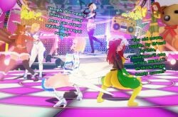 3d 6girls black_hair blonde_hair body_control clothed dancing dialogue doreen_green emma_frost emma_frost_(marvel_rivals) fighting gold_boombox_(prevence) heterochromia hypnosis invisible_woman invisible_woman_(marvel_rivals) jean_grey koikatsu koikatsu_(medium) kpop looking_at_viewer luna_snow luna_snow_(marvel_rivals) marvel motion_lines no_sex phoenix_(marvel_rivals) phoenix_(x-men) poliosis red_hair rogue_(marvel_rivals) rogue_(x-men) singing squirrel_girl_(marvel) squirrel_girl_(marvel_rivals) stage stage_lights sue_richards sue_storm twerking twerking_position twerkout twerkout_march white_hair white_queen winking_at_viewer