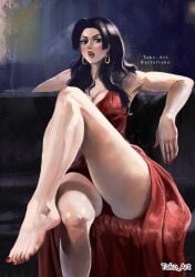 1girls 2d 2d_(artwork) 2d_artwork adult adult_female ankles big_breasts black-haired_female black_hair blue-eyed_female blue_eyes boa_hancock breasts busty busty_female busty_girl calves cleavage clothes collarbone curtained_hair dark_background digital digital_art digital_drawing digital_drawing_(artwork) digital_media digital_media_(artwork) drawing dress earrings elbows feet female female_focus female_only fingernails fingers foot_up full_body high_resolution highres knee_up knees large_boobs large_breasts lean_figure leg_up legs lips lipstick long_hair looking_at_viewer mature mature_female nail_polish nails narrow_waist one_piece open_mouth outfit parted_bangs parted_lips post-timeskip red_clothes red_dress red_fingernails red_lips red_lipstick red_nail_polish red_nails red_outfit red_toenail_polish red_toenails red_topwear shoulders shueisha sitting slender_body slender_waist slim_female slim_waist snake_earrings solo tako_art thick_thighs thighs toei_animation toenail_polish toenails toes tongue topwear upper_teeth weekly_shonen_jump