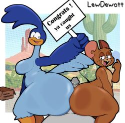 jerry mouse from looney tunes by lewdewott