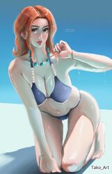 1girls 2d 2d_(artwork) 2d_artwork adult adult_female arm_support armpits bare_armpits bare_arms bare_belly bare_calves bare_chest bare_hands bare_hips bare_knees bare_legs bare_midriff bare_navel bare_shoulders bare_skin bare_thighs bare_toes barefoot belly belly_button big_breasts bikini bikini_bottom bikini_only bikini_top blue_background bracelet breasts busty busty_female busty_girl calves cleavage collarbone curvaceous curvaceous_body curvaceous_female curvaceous_figure curvaceous_hips curvy curvy_body curvy_female curvy_figure curvy_hips dangling_breasts digital digital_art digital_drawing digital_drawing_(artwork) digital_media digital_media_(artwork) drawing dripping_wet earrings elbows exposed_armpits exposed_arms exposed_belly exposed_chest exposed_hips exposed_legs exposed_midriff exposed_navel exposed_shoulders exposed_skin exposed_thighs exposed_toes feet female female_focus female_only fingernails fingers full_body ginger ginger_hair groin half_naked half_nude halterneck hanging_breasts high_resolution highres hourglass_figure inguinal_crease inguinal_ligament kneeling kneeling_female kneeling_on_floor kneeling_on_ground knees large_boobs large_breasts lean_figure leaning leaning_forward legs lips lipstick looking_at_viewer mature mature_female medium_hair midriff naked naked_female naked_woman nami_(one_piece) narrow_waist navel necklace nude nude_female nudity one_piece orange-eyed_female orange-haired_female orange_eyebrows orange_eyes orange_hair orange_hair_female partially_exposed_vulva partially_visible_vulva posing posing_naked posing_nude pre-timeskip purple_bikini purple_bikini_bottom purple_bikini_top purple_swimsuit purple_swimwear red_lips red_lipstick semi_nude shoulders shueisha simple_background sitting skindentation slender_body slender_waist slim_female slim_waist soaked solo string_bikini swimsuit swimwear tako_art thick_thighs thigh_gap thighs toei_animation toes wavy_hair weekly_shonen_jump wet wet_bikini wet_body wet_breasts wet_face wet_hair wet_legs wet_skin wet_swimsuit wet_thighs white_background wide_hips