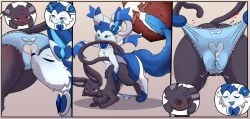 eeveelution from nintendo by runicflare