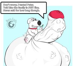 anthro balls big_balls body_outline brian_griffin canid canine canis cock_vore collar domestic_dog duo erection face_imprint family_guy feet_first female forced foreskin fur glans hand_imprint huge_balls human humanoid_penis hyper hyper_balls hyper_penis imprint inside_balls lois_griffin male male_pred mammal partially_retracted_foreskin penile penis pink_glans roco simple_background size_difference smile uncut vein vore white_fur