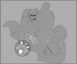 6:5 absurd_res andromorph andromorph_impregnation andromorph_penetrated anthro arthropod blush bodily_fluids cum cum_inside dazed duckbrained duo gastropod genital_fluids grub_(insect) hi_res hybrid impregnation insects internal internal_vaginal intersex intersex/male intersex_penetrated kobold larger_penetrated larva looking_pleasured lying male mollusk monochrome musclegut muscular on_side onomatopoeia open_mouth overweight ovum ovum_with_heart penetration raised_leg scalie sex size_difference sleep_sex sleeping slug smile sound_effects sperm_cell text waking_up