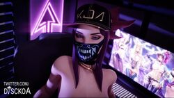 3d akali_jhomen_tethi animated blender bouncing_breasts discko female k/da_akali k/da_series large_breasts league_of_legends pov pov_eye_contact sex sound torn_clothes video virtual_reality vr