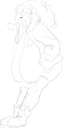 absurd_res anthro big_breasts bovid breasts caprine clothed clothing dreamy_pride female goat heavy hi_res huge_breasts hyper hyper_breasts jacket justina_(dreamy_pride) mammal no_underwear sigh sighing solo topwear