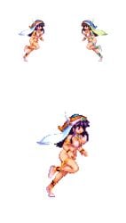 alternative_palette arabian arabian_clothes arabian_female arabian_moon boob_window breasts curvy curvy_body curvy_female curvy_figure female female_focus female_only gems gif human jewels jiggle jiggle_physics long_hair m.u.g.e.n mostly_nude mostly_nude_female ohgaki_m pixel_animation pixel_art purple_hair running skimpy skimpy_clothes transparent_background