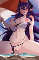 <1_second_video 1boy 1girls ahe_gao ahegao_face animated beach beach_umbrella blush bouncing_breasts breasts breasts_out cowgirl_position dark-skinned_male elf_ears exposed_breasts heart-shaped_pupils horns indie_virtual_youtuber interracial light-skinned_female long_hair madisama(tyam) medium_breasts mynerva_mythos partially_clothed purple_eyes purple_hair purple_nails riding riding_penis sex shorter_than_10_seconds succubus swimsuit symbol-shaped_pupils tagme tongue tongue_out two-piece_swimsuit umbrella vaginal_fluids vaginal_penetration vaginal_sex vertical_video video virtual_youtuber vtuber