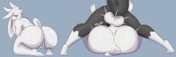 big_ass big_breasts breasts bubble_butt cum dewwy(dewwydartz) dewwydarts dewwydartz eva(dewwydartz) female furry huge_ass mating_press pussy sex tagme thick_thighs wide_hips