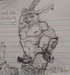 1boy 2023 anthro anthro_focus anthro_only anthro_solo completely_nude completely_nude_male doodle erect_penis erection five_nights_at_freddy's five_nights_at_freddy's:_security_breach glamrock_bonnie_(fnaf) lagomorph lagomorph_humanoid leporid leporid_humanoid male male_anthro male_focus male_only nude nude_male rabbit rabbit_humanoid solo solo_anthro solo_focus solo_in_panel solo_male soulgarden traditional_art traditional_media traditional_media_(artwork)