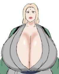 1female 1girls big_breasts breasts female female_only momiji_(artist) naruto naruto_(series) solo solo_female tagme tsunade twitter_link