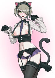 akizora danganronpa straight_hair tagme toujou_kirumi