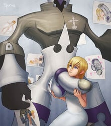 1boy 1girls artist_name big_penis blonde_hair blue_eyes clothing dress faceless_male female fondling hair holding holding_penis human hyper_penis inquisitorspurius kingdom_hearts large_penis larger_male male monster_cock namine nobody_(kingdom_hearts) pale_skin penis size_difference smaller_female smile square_enix sundress video_games white_dress