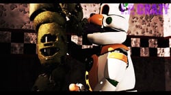 2boys bear blowjob fellatio five_nights_at_freddy's five_nights_at_freddy's:_sister_location five_nights_at_freddy's_3 funtime_freddy_(fnafsl) gay male male_only oral rabbit springtrap springtrap_(fnaf)
