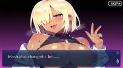 ai_generated corruption cuckold dark-skinned_female fate/grand_order fate_(series) gyaru lordem mash_kyrielight moral_degeneration netorare ntr tanned tongue_out tongue_piercing