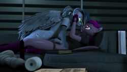 16:9 2018 3d 5_fingers absurdres after_sex animal_genitalia animal_penis anthro armwear bat_pony bat_wings book boop bottomless breasts breasts_out caress choker cum cum_on_breasts cutie_mark duo elbow_gloves equid equine equine_penis eye_contact eyelashes fan_character feathered_wings feathers female fingerless_gloves furry futanari gloves green_eyes hand_on_face highres horsecock indoors intersex large_breasts looking_at_another lying mammal membrane_(anatomy) membranous_wings missionary_position my_little_pony nails nipples nose_boop nude on_back penis plummy_spikes ponytail pterippus purple_hair pussy_juice red_eyes sex shirt skye_light_(oc) skyleesfm smile socks sofa teeth thighhighs topwear wings