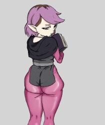 alexpir amity_blight animated ass big_ass disgusted_expression leggings looking_at_viewer moving tagme the_owl_house twerking video