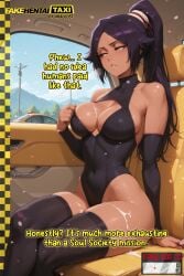 after_sex ai_assisted ai_generated anime_style armwear bleach bodysuit boob_window cleavage comic_page cum_on_body dialogue exposed_shoulders gloves hips hourglass_figure legs_together leotard miaulust round_breasts self_upload sexy sexy_pose skintight stockings thigh_highs thighhighs thighs thin_waist tight_clothes tight_clothing toned toned_body toned_female yoruichi_shihouin