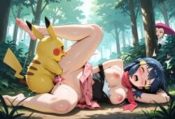 1boy 1boy1girl 1girl 1girl1boy 1girls ai ai-created ai_art ai_assisted ai_generated all_fours beastiality breasts breasts_out clothed_sex dawn_(pokemon) duo electricity game_freak greymaker hetero hetero_sex interspecies interspecies_sex jessie_(pokemon) medium_breasts nintendo penis pikachu pokemon pokemon_(species) pokemon_character pokemon_protagonist pokemon_trainer pokephilia pussy pussy_focus rough_sex sex sex_from_behind stable_diffusion standing teenage_breasts teenage_female teenage_girl teenage_tits testicles