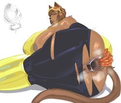 1girls anthro anus ass big_ass big_breasts breasts brown_hair bubble_butt busty buttplug clothing fat_ass feline female female_only furry furry_only gameoverse glitch_productions huge_ass huge_breasts kit_(gameoverse) large_ass large_breasts lying lying_on_side no_bra no_panties png pussy quattrant ripped_clothing sex_toy sex_toy_in_ass solo tail thick_ass thick_thighs thunder_thighs whiskers wide_hips