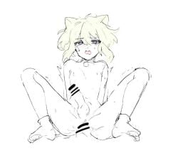 1femboy anal anal_penetration anal_sex androgynous anon anonymous_male blonde_hair bob_cut cat_boy cat_ears catboy collar cum cum_in_ass cum_inside erect_while_penetrated femboy femboy_focus femboy_penetrated femboysub feminine_faced_male feminine_male gay gay_sex instanttnoodle lio_fotia open_legs petite petite_body petite_male pov promare short_hair short_male sketch slim slim_male slim_waist small_penis solo_focus spread_legs thin_waist twink