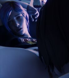 2girls 3d blender blender_(software) canon_couple chloe_price cunnilingus female female_only half_naked hazsapphic lesbian life_is_strange max_caulfield naked nude oral oral_sex sapphic yuri
