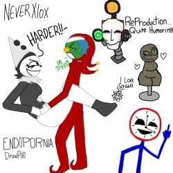 2026 2d 2d_artwork artist_logo artist_name dialogue endacopia female hat lifting_person multiple_boys penetration planet sex tagme tagme_(character) ticketa_(endacopia) white_body xxxloxy_(artist)