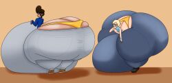 2boys 2femboys admiring admiring_butt annoyed ass ass_cleavage big_ass big_bulge blonde_hair bottom_heavy bottom_heavy_femboy brown_hair bubble_butt bulge bulge_through_clothing colossal_ass enormous_ass femboy gigantic_ass glasses grant huge_ass hyper_ass hyper_bulge justin_(user3345) large_ass looking_back male male_focus male_only massive_ass panties thick_thighs thunder_thighs user3345 what wide_hips