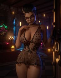 1girls 3d 3d_(artwork) absurd_res absurd_resolution absurdres axistryker babydoll big_areola big_breasts big_nipples big_thighs breasts busty busty_female curvy curvy_body curvy_female curvy_figure curvy_hips high_resolution highres lace lace-trimmed_panties lace_trim looking_at_viewer nipple_bulge nipple_outline nipples nipples_visible_through_clothing no_panties overwatch overwatch_2 pinup pussy pussy_lips pussy_peek see-through see-through_clothes see-through_clothing sexy sombra thick_legs thick_thighs tits vagina variant variant_set wide_hips wide_thighs