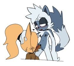 2024 anthro blonde_hair blush breasts brown_body brown_fur canid canine canis duo female female/female fur genitals grey_body grey_fur hair heart_symbol idw_publishing lemur lettuce_(artist) mammal nipples nude open_mouth open_smile primate purple_eyes pussy sega simple_background small_breasts smile sonic_(series) sonic_the_hedgehog_(comics) sonic_the_hedgehog_(idw) sonic_the_hedgehog_(series) strepsirrhine tangle_the_lemur whisper_the_wolf white_background wolf