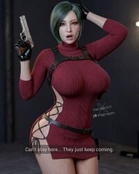 1girls 2026 3d 3d_model 3d_render ada_wong asian asian_female ass big_ass big_breasts big_butt big_thighs black_gloves black_hair breasts brown_eyes butt capcom gloves gun handgun huge_ass huge_breasts huge_butt huge_thighs large_ass large_butt leather_gloves looking_at_viewer mouth mouth_open pale-skinned_female pale_skin renderiox resident_evil resident_evil_4 resident_evil_4_remake shiny_skin shiny_thighs short_hair skimpy skimpy_clothes solo solo_female solo_focus suggestive suggestive_pose teeth teeth_showing text text_box thick_thighs thighs watermark white_skin white_skinned_female