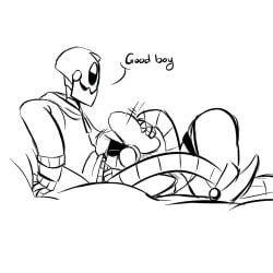 2boys artman ass ass_up blowjob deepthroat dialogue gay grabbing_head guided_fellatio hand_on_head male male/male male_only oc oral oral_sex praise rebornica robot robot_boy robot_humanoid