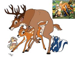 1990s 1995 20th_century bambi_(character) bambi_(film) disney flower_(bambi) incest penis skunk tagme testicles the_great_prince_of_the_forest thumper