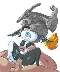 1boy 1girls 2023 2d balls big_thighs blue_pussy color duo eyes_rolling_back faceless_male female female_focus headgear human_fleshlight human_sex_toy living_sex_toy male midna nintendo no_nipples nude nude_female one_eye_obstructed open_mouth penetration penis princesskari pussy saliva sex sharp_teeth shortstack simple_background size_difference small_breasts spread_legs straight the_legend_of_zelda thick_thighs thighs twilight_princess unseen_male_face vaginal_penetration white_background wide_hips yellow_sclera