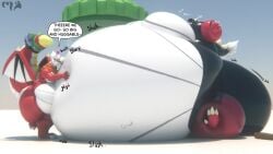 ayax_(ayaxstudio) bbm big_ass big_breasts breasts bubble_butt cleavage furry huge_ass huge_breasts hyper_ass inflation luzynocheln moobs overweight ssbbm tagme thick_thighs weight_gain wide_hips
