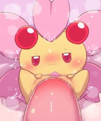 2026 badwingm beady_eyes blush cel_shading cherrim clitoris digital_drawing_(artwork) digital_media_(artwork) disembodied_penis duo female female_focus feral front_view generation_4_pokemon genitals glistening glistening_genitalia glistening_penis hi_res large_penetration larger_male male male/female multicolored_body narrowed_eyes nintendo penetration penile penile_penetration penis penis_in_vagina petals pokemon pokemon_(species) red_eyes shaded shaking size_difference smaller_female smaller_penetrated solo_focus steam tan_body tremble_spikes trembling two_tone_body vaginal vaginal_penetration vulva wavy_mouth