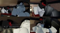 1boy 2girls 3d 3d_(artwork) demon demon_girl demon_horns demon_tail eldie_(lampshaderr34) gray_body gray_skin lampshaderr34 roblox stonercrimm tagme white_body white_skin