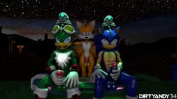 2017 3d brain_injection brainwashing commission dirtyandy34 exhibitionism gay jet_the_hawk male masturbation miles_prower night_time outdoors sonic_(series) sonic_riders sonic_the_hedgehog source_filmmaker tails threesome uncensored