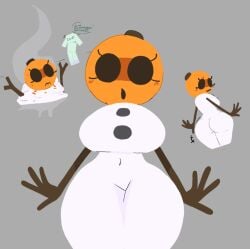 Snow Golem (Minecraft) Rule 34 Image