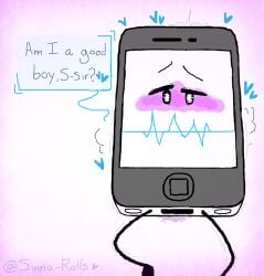 adamation_inc. adamationz animationepic blushing good_boy inanimate_insanity inanimate_insanity_(season_2) leaking mepad object_show object_shows sinna-rolls