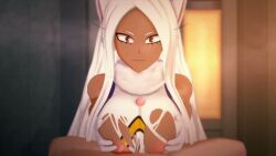 1boy 3d_animation animated boku_no_hero_academia cum cum_on_breasts cumshot evaan female koikatsu miruko my_hero_academia paizuri penis penis_between_breasts ripped_clothing rumi_usagiyama sound sweetgpt tagme video