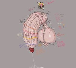 1futa 1girls behind_wall big_cock big_penis cracked_wall dickgirl don_quixote_(limbus_company) erection fat_cock female futanari hole_in_wall huge_balls kiss_mark limbus_company lipstick_mark lipstick_on_balls lipstick_on_penis lipstick_ring massive_cock massive_penis penis_in_wall picture picture_on_wall precum project_moon saliva sassy_dolly small_glans thick_penis throbbing_penis veiny_penis