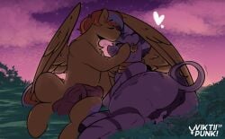 anatomically_correct anatomically_correct_genitalia animal_genitalia animal_penis anus balls bodily_fluids butt closing_eyes cum cum_in_vagina cum_inside cutie_mark dominant dominant_male dripping ear_piercing ear_ring equid equine equine_genitalia equine_penis female feral flaccid_after_cumming friendship_is_magic genital_fluids genitals grass grass_field hair hasbro hi_res hooves jewelry kiss_on_forehead kissing leaking leaking_cum male male/female mammal medial_ring messy my_little_pony neck_ring nude nude_female nude_male penis piercing plant presenting presenting_hindquarters quadruped raised_tail ring_piercing sex shrub spread_wings submissive submissive_female tail viktiipunk wide_hips wings zebra zecora_(mlp)