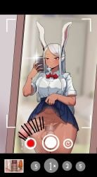 1futa 2026 animal_ears bar_censor big_breasts big_penis boku_no_hero_academia bra bra_visible_through_clothes censored clothing dark-skinned_futa dark_skin eggcandy erection eyebrows_visible_through_hair eyelashes flashing flashlight futa_only futanari half-closed_eyes half-erect holding_phone huge_cock long_hair long_penis low_hanging_balls mirko miruko mostly_clothed my_hero_academia no_panties penis phone png precum precum_drip presenting presenting_penis rabbit_ears red_eyes rumi_usagiyama saggy_balls selfie skirt skirt_lift solo solo_futa steam steamy_penis thick_hips thick_thighs uniform veiny_penis white_hair wide_hips