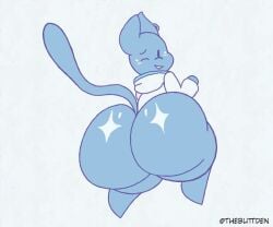 2d 2d_(artwork) big_ass black_eyes blue_skin bubble_ass cute fart fart_cloud fart_fetish farting_at_viewer female female_focus female_only lifting_leg looking_at_viewer looking_back looking_pleasured oc original_character sound sparkles tagme tail teasing thebuttden video white_background white_hoodie wink winking_at_viewer wobbling_ass