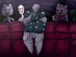 2026 absurd_res anon ant anthro apple_inc. arthropod big_breasts big_penis blue_body blue_markings blush breasts butt cellphone chest_markings creeper_(minecraft) dark_anus domestic_cat duo ear_markings electronics facial_markings felid feline felis female flat_chested forehead_markings full_nelson full_nelson_(legs_held) fur genitals grey_body grey_skin head_markings hi_res huge_penis human hymenopteran imminent_sex insect intersex intersex/male iphone leg_markings male mammal markings microsoft minecraft mojang penis phone pubic_tattoo red_eyes smartphone stick stick_figure striped_markings stripes tan_body tan_fur tan_skin tattoo thick_thighs thigh_markings w_f_a_e xbox_game_studios