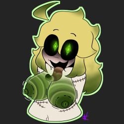 blonde_hair breasts fouggie green_eyes possessed sara_wickers yaboifoglet