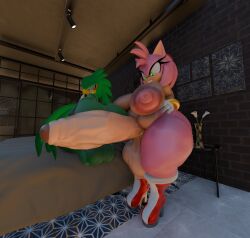 1boy 1futa 3d 3d_(artwork) accipitrid accipitriform amy_rose anthro areola avian balls bed bedroom big_areola big_balls big_breasts big_butt big_penis bird breasts butt digital_media_(artwork) duo eulipotyphlan foreskin furniture futa_is_bigger futa_on_male futadom futanari genital_raphe genitals gynomorph hedgehog hi_res huge_balls huge_butt huge_penis hyper hyper_balls hyper_butt hyper_genitalia hyper_penis imminent_sex intersex jet_the_hawk kirby_animatez kneeling looking_back male mammal penis raphe_(anatomy) scrotal_raphe scrotum_flap sega smug_grin sonic_(series) sonic_riders sonic_the_hedgehog_(series) thick_thighs unretracted_foreskin vein veiny_penis