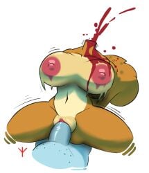 anthro avioylin big_breasts blood blood_on_breasts bodily_fluids bouncing_breasts breasts cephalopod coleoid death decapitation duo female female_death first_person_view forced genitals gore guro headless hi_res male mammal marine mollusk nickelodeon nipples octopodiform octopus penetration penis pussy rape rodent sandy_cheeks sciurid sex simple_background snuff spongebob_squarepants squidward_tentacles straight vaginal_penetration vulva what